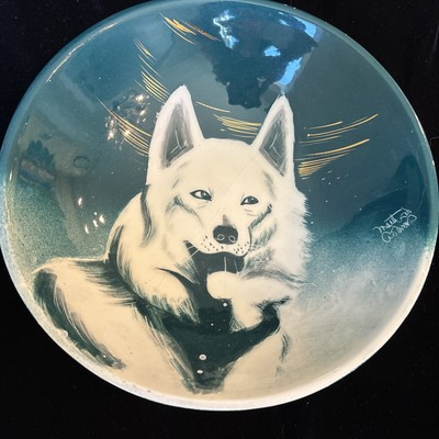 #ad #ad Vintage Alaska Potter Matthew Adam’s Signed Husky Bowl $62.00