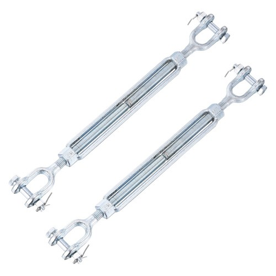 #ad #ad Heavy Duty Turnbuckle M16.1 Silver 2 Pcs Jaw and Jaw Turnbuckle $114.81