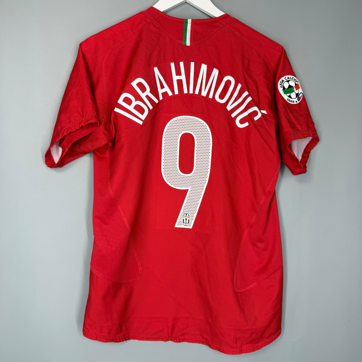 JUVENTUS ITALY 2005 2006 AWAY FOOTBALL SHIRT JERSEY #9 IBRAHIMOVIC