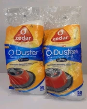 O Cedar O Duster Refills 2 Packages Of 20 Robotic Floor Cleaner Cloths READ!