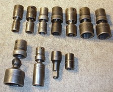 Snap-On 1/2” Drive Swivel Impact Sockets 1/2 to 1 5/16 & Others-11Pcs.