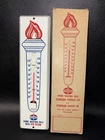 Vintage 1959 STANDARD OIL Home Heating Oils Sta-Clean ADVERTISING THERMOMETER