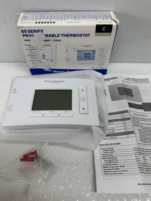 Emerson 1F83C-11PR Conventional (1H/1C) Programmable Thermostat, White