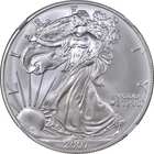 2007 Silver American Eagle $1 NGC MS70 Brown Label - STOCK