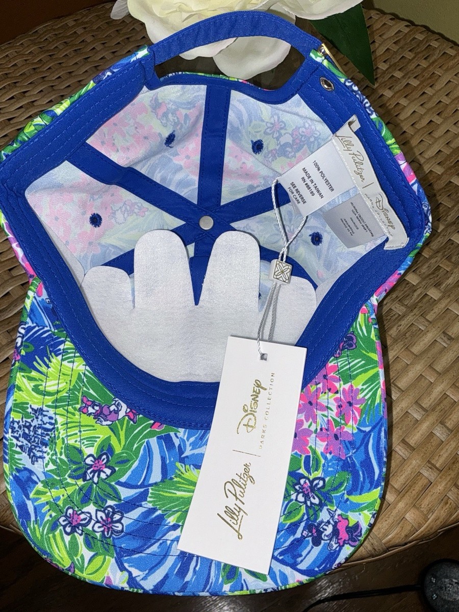 Lilly Pulitzer x Disney Floral Baseball Cap NWT Lilly Pulitzer NWT Run Around Hat Disney Dreamin | eBay main image 3
