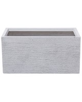 Praktischer Blumentopf 60 X 29 X 30 Cm Steingemisch Weiß Myra