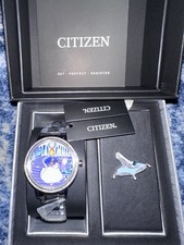 NEW Citizen Eco-drive Cinderella Watch and Pin Box Set with Tags. Never Used
