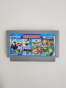 Lot 3 Vtg Multicart 9999999 in 1 Famicom Game Cartridge 60 Pin Mario Duck Hunt