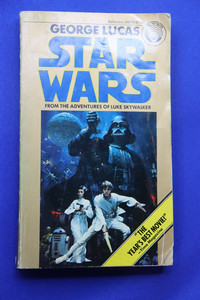 1979 Star Wars From The Adventures of Luke Skywalker Paperback Del Rey Book
