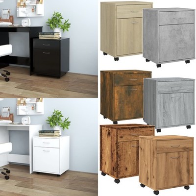 Rollschrank Rollcontainer Büroschrank Bürocontainer Holzwerkstoff  45x38x54 cm G