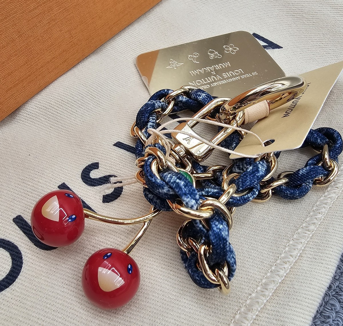 🍒 Louis Vuitton x Takashi Murakami - Denim Cherry Cerise