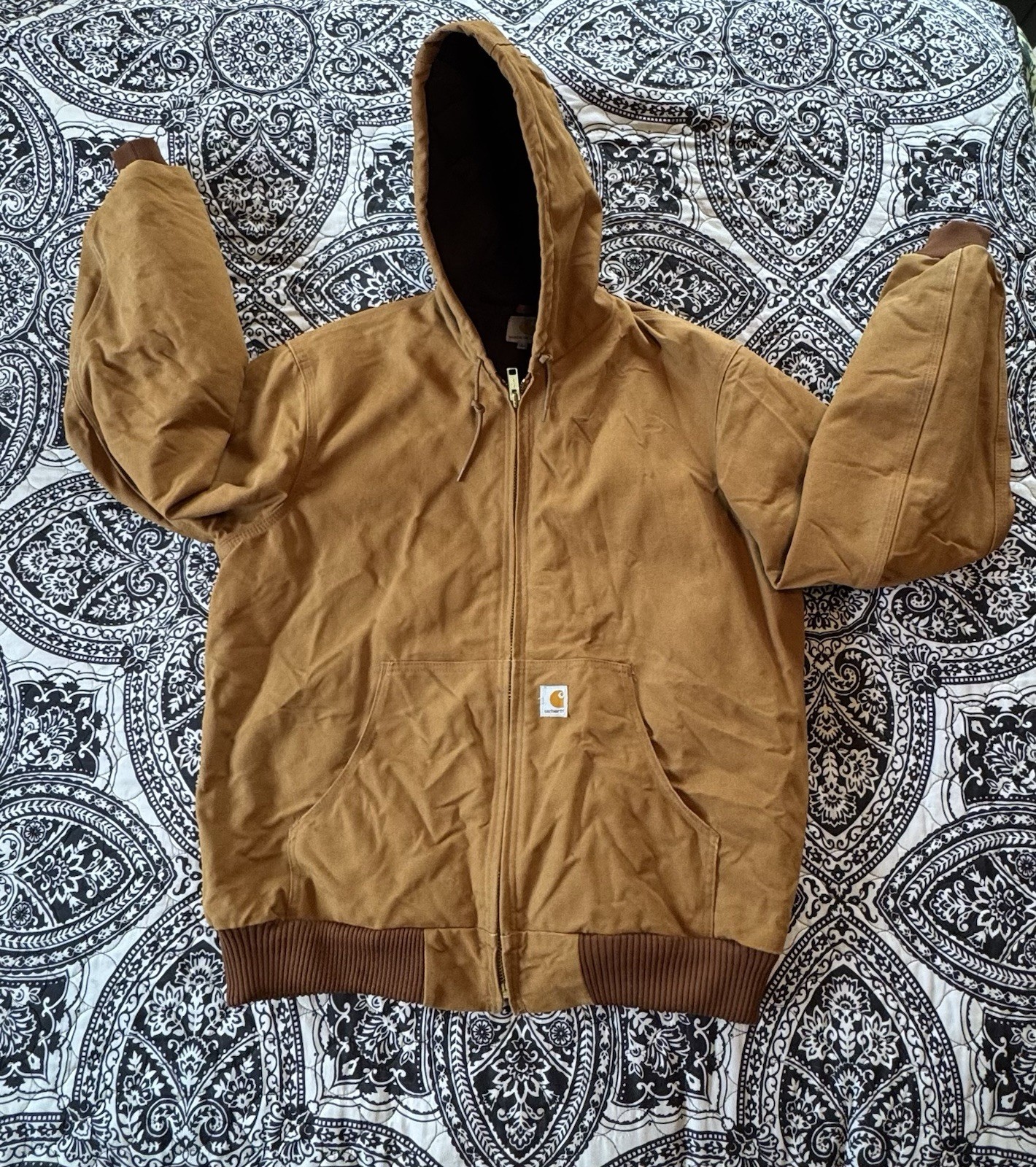 Carhartt Mens Hooded Large & Tall J140 Active JACKET Made In USA