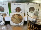 Coin Lot And More Jewelry Shot Glass With Penny Tokens Medals Mics… — photo 7