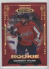 2021-22 Upper Deck Stature Rookies Red 64/75 Garrett Pilon #181 Rookie RC 1e15