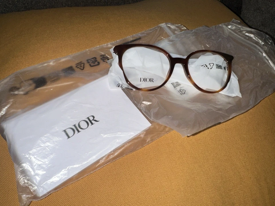 Anteojos Dior MINI CD O B1I Marrón Habana Brillante 51 mm Nuevos Auténticos Foto 2 de 3