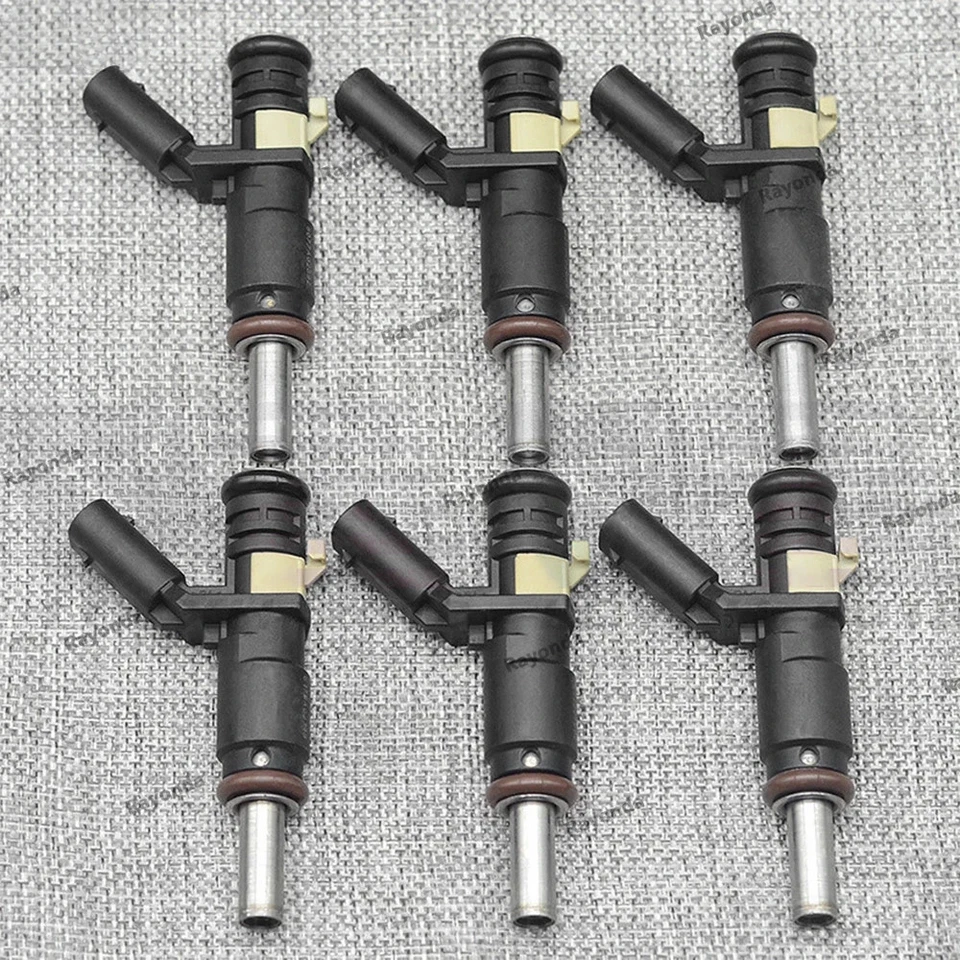 Juego (6) Inyectores de Combustible Para Mercedes-Benz C280 C300 GL550 ML350 CL550 A2720780249 Foto 2 de 4