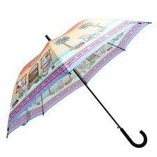 Authentic Nicole Lee USA "Sun and Sand" Doorman Umbrella