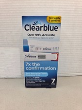 Clearblue Early Assurance Combo Pregnancy Test Kit, at-Home 7 Count Exp 2/2028