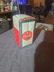 Vintage Coca Cola Napkin Holder Dispenser 1992 Red Chrome 50's Diner Style Coke