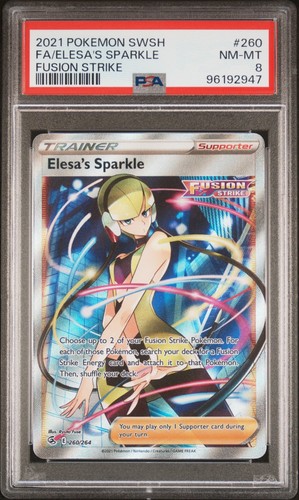 Elesa's Sparkle graded PSA 8 for sale on eBay