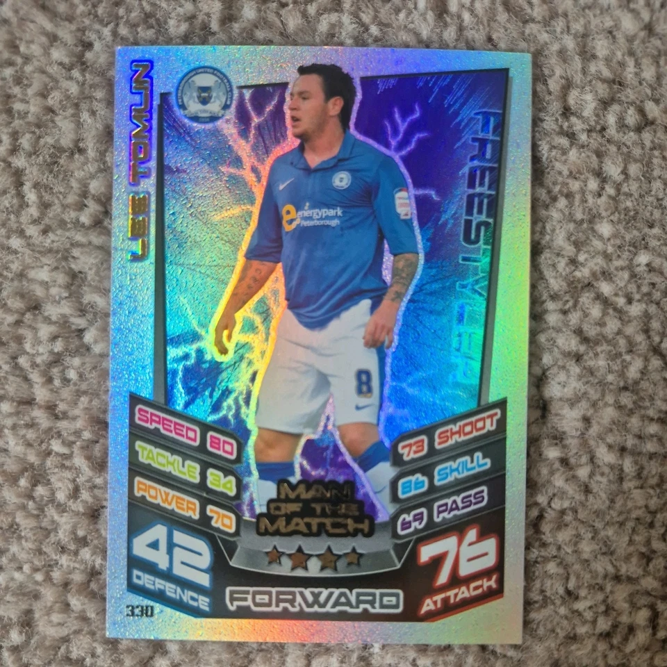Lee Tomlin Peterborough Man of the Match Championship Match Attax 2012/13 - Image 1 of 2