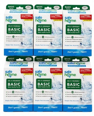 6X Safe Home Basic Drinking Water Quality Test Kit 12 Different Parameters