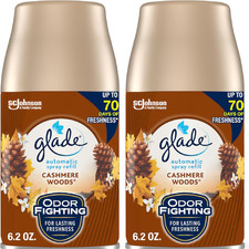 Glade Automatic Spray Refill, Air Freshener for Home and Bathroom, Cashmere Wood