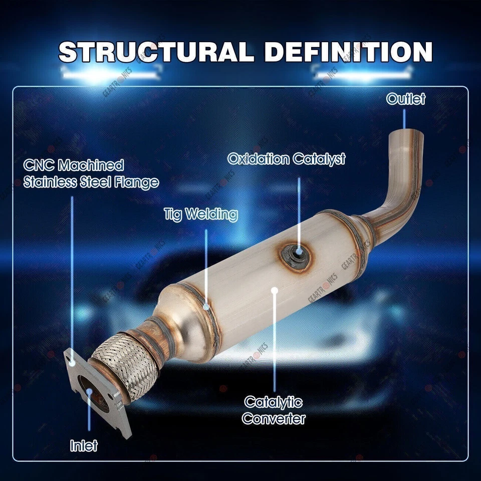 NEW Catalytic Converter Fits For Dodge Grand Caravan 3.3L 3.8L 2008 2009 2010 Foto 2 de 4