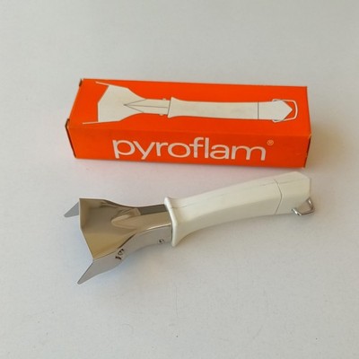 Griff Flachfänger alt Zange zum Ausziehen von Geschirr Ärmel PYROFLAM weiß