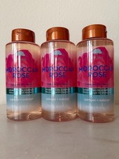 NEW! Lot of 3 Tree Hut Moroccan Rose Foaming Gel Wash Hydrating 18 fl oz