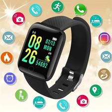 Smart Watch Fitness Tracker Heart Rate Sleep Monitor Bluetooth Sport Wristband