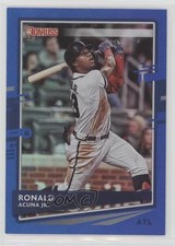 2020 Panini Donruss Holo Blue Ronald Acuna Jr (Base) #170 yl3