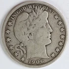VG/F 1906 Barber Half Dollar