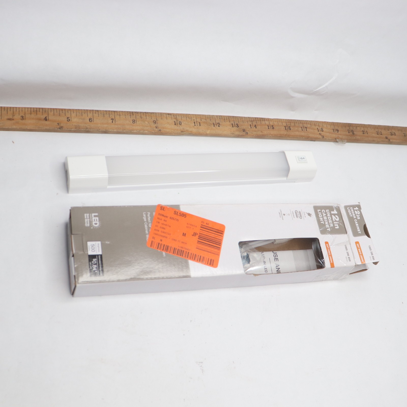 Indoor Plug-In LED Under Cabinet Light White 12" 1005396890