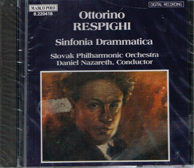 Respighi: Sinfonia Drammatica / Daniel Nazareth, Slovak Po - CD