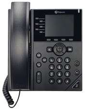 REF A STK - Polycom VVX 350 2200-48830-025 IP VOIP POE Telephone NO Power Supp