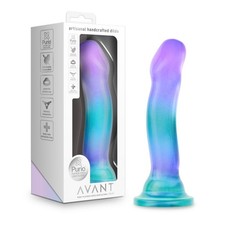 Blush Avant Curved Silicone Dildo, Suction Cup, Harness, Adult Sex Toy