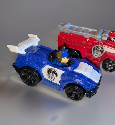 Paw Patrol Ready Race Rescue Vehicles Skye Chase Marshall