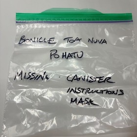 Incomplete LEGO Bionicle Toa Nuva 8568 Pohatu Brown Tan Silver Figure NO MASK