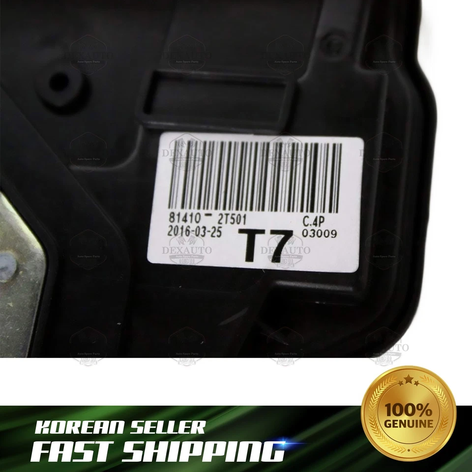 Actuador de cerradura de puerta izquierda GENUINO 814102T501 para Kia Optima 2014-2016 Foto 3 de 4