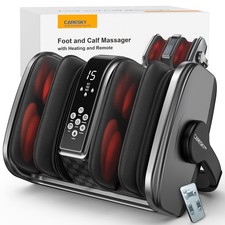 Foot Massager with Heat, FSA HSA Eligible, Shiatsu Foot Massager for Planta...
