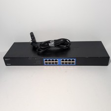 TRENDnet (TEG-S16g V2) 16-Port GREENnet Gigabit Switch w/Power Cord - Working