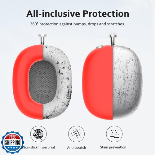 Funda de silicona Writiany para auriculares AirPods Max, Airpods Max Ear Cup  - Imagen 3 de 5