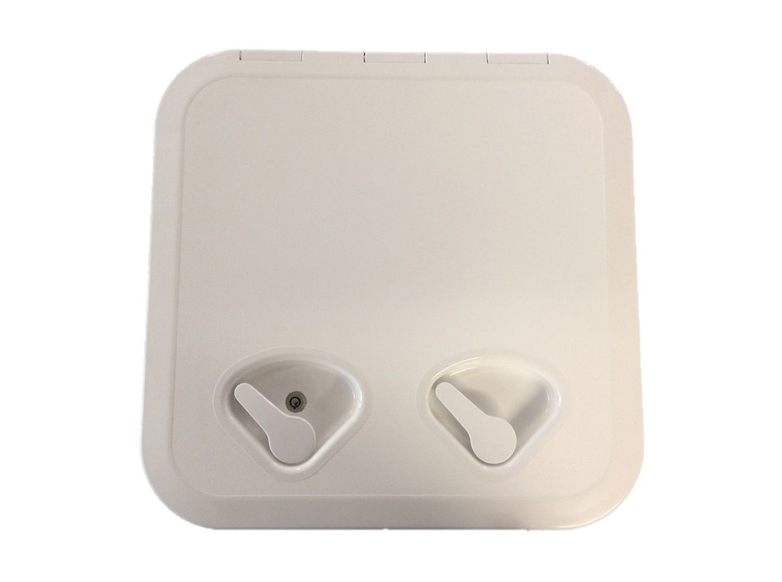 Nuova Rade 375mm x 370mm White Hinged Boat Access/Inspection Hatch with Lock