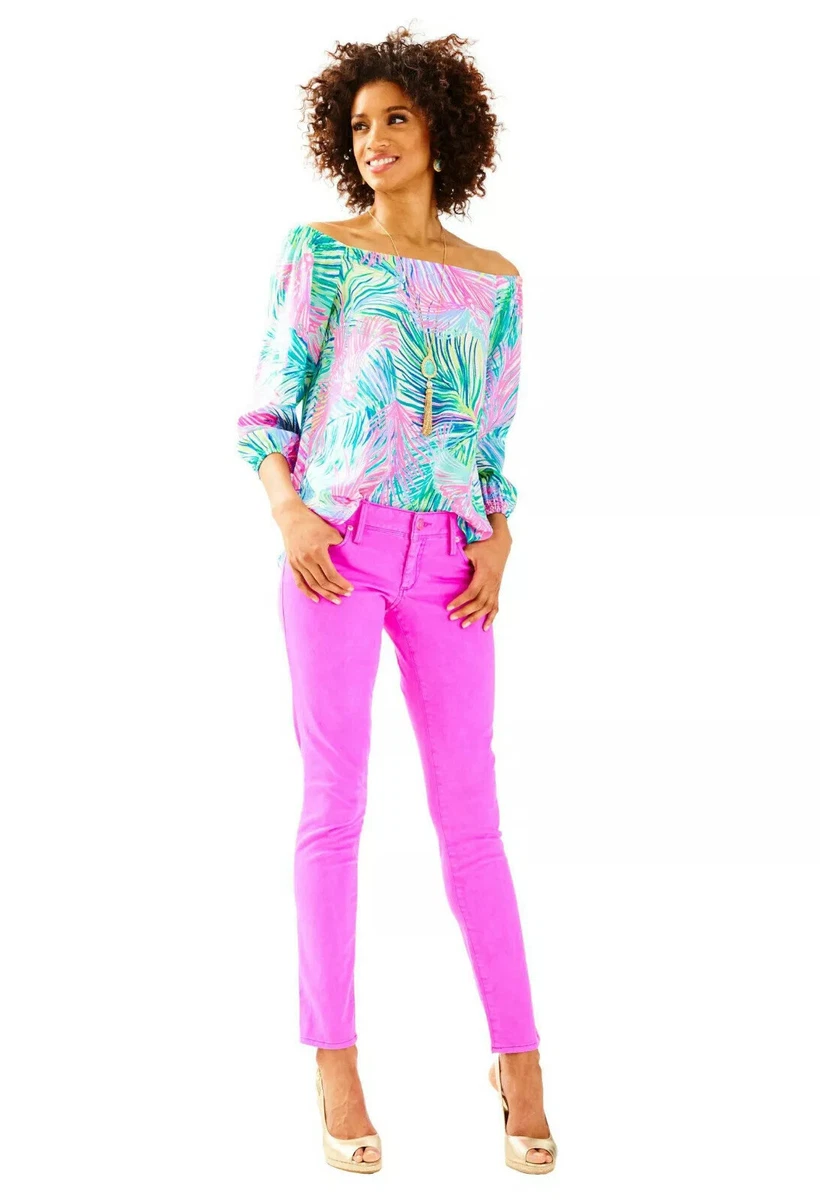 Lilly Pulitzer NWT Worth Skinny Jeans Amethyst Size 00 | eBay