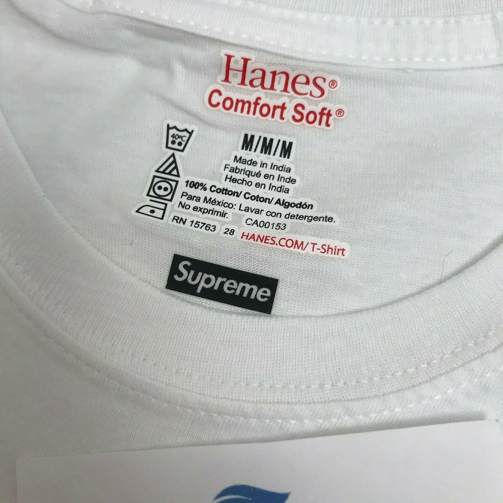 supreme hanes tagless tees