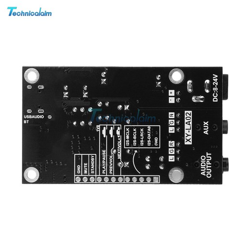 DC8-24V Bluetooth 5.1 Audio Decoder Board APTX HD QCC5125 LDAC Receiver Board - Bild 17 von 18
