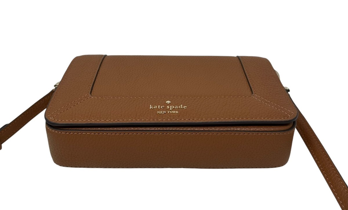 Kate Spade Lena Mini Flap Warm Gingerbread Pebble Leather Kate Spade Lena Mini Flap Warm Gingerbread Pebble Leather