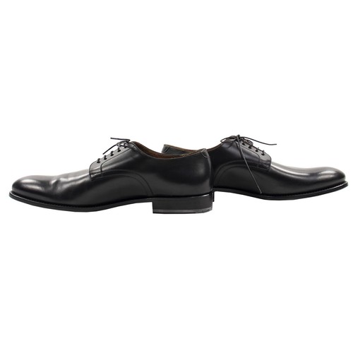 NIB Franceschetti Black Leather Handmade In Italy Derby Dress Shoes 45EU/12US - Picture 3 of 12
