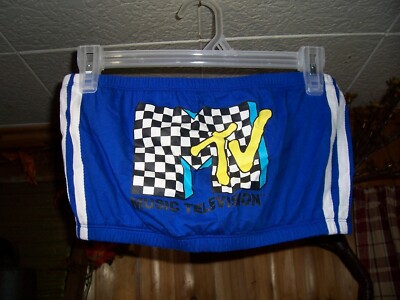 M TV GIRLS JUNIORS TUBE TOP SIZE MEDIUM CASUAL